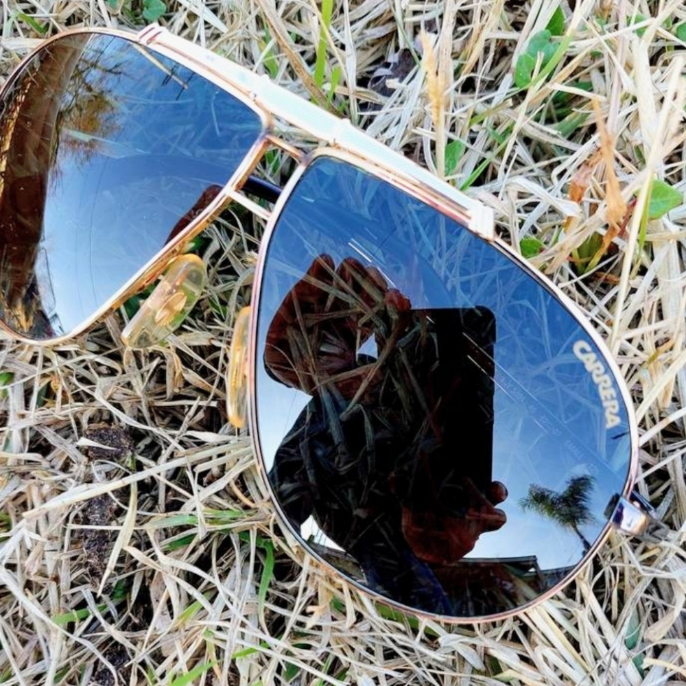 Carrera Gold Frame Aviator Shades